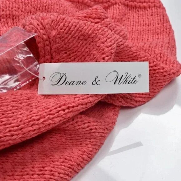 NWT Deane & White Coral Knit Sleeveless Sweater Tank Top Size XL - Picture 6 of 6